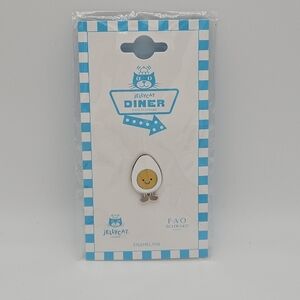 NWT Jellycat Diner egg enamel pin